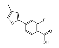 2-Fluoro-4-(4-methylthiophenyl)benzoic acid