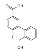 4-Fluoro-3-(2-hydroxymethylphenyl)benzoic acid
