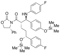 (4R)-3-[(2S,5R)-5-(4-Fluorophenyl)-2-[(R)-[(4-fluorophenyl)amino][4-[(trimethylsilyl)oxy]p