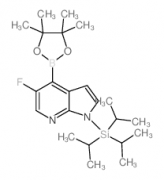5-Fluoro-4-(4,4,5,5-tetramethyl-1,3,2-dioxaborolan-2-yl)-1-(triisopropylsilyl)-1h-pyrrolo[