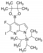 5-Fluoro-6-iodo-4-(4,4,5,5-tetramethyl-1,3,2-dioxaborolan-2-yl)-1-(triisopropylsilyl)-1h-p