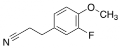 3-Fluoro-4-methoxyphenylpropanenitrile