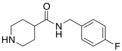N-[(4-fluorophenyl)methyl]piperidine-4-carboxamide