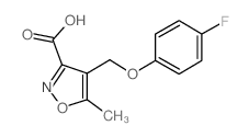 4-[(4-Fluorophenoxy)methyl]-5-methylisoxazole-3-carboxylic acid