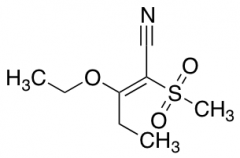 3-ethoxy-2-methanesulfonylpent-2-enenitrile