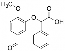 2-(5-Formyl-2-methoxyphenoxy)-2-phenylacetic Acid