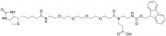 Fmoc-N-amido-(PEG4-biotin)-acid