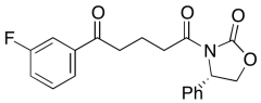 (S)-1-(3-fluorophenyl)-5-(2-oxo-4-phenyloxazolidin-3-yl)pentane-1,5-dione