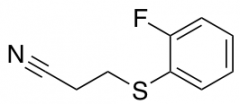3-[(2-fluorophenyl)sulfanyl]propanenitrile