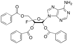 4'-C-Fluoroadenosine 2',3',5'-Tribenzoate