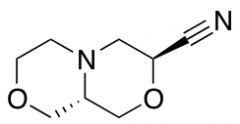 hexahydro-1H-[1,4]oxazino[3,4-c]morpholine-3-carbonitrile