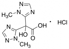 2-Hydroxy-2,2-bis(1-methyl-1H-1,2,4-triazol-5-yl)acetic Acid Hydrochloride