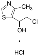 5-(1-Hydroxy-2-chloroethyl)-4-methylthiazole Hydrochloride