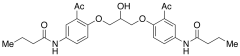 N,N&rsquo;-[(2-Hydroxypropane-1,3-diyl)bis[oxy(3-acetyl-1,4-phenylene)]]dibutanamide(