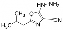 5-hydrazinyl-2-(2-methylpropyl)-1,3-oxazole-4-carbonitrile