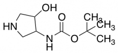 (4-Hydroxy-pyrrolidin-3-yl)-carbamic Acid tert-butyl ester