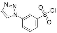 3-(1H-1,2,3-Triazol-1-yl)benzene-1-sulfonyl Chloride
