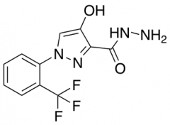 4-Hydroxy-1-[2-(trifluoromethyl)phenyl]-1H-pyrazole-3-carbohydrazide