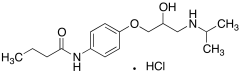 N-?(4-?(2-?Hydroxy-?3-?(isopropylamino)?propoxy)?phenyl)?butyramide Hydroch