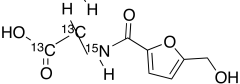 5-Hydroxymethyl-2-furoylglycine-13C2,15N