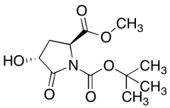 (2S,4R)-4-Hydroxy-5-oxo-1,2-pyrrolidinedicarboxylic Acid 1-(1,1-Dimethylethyl) 2-Methyl Es