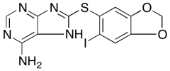 8-[(6-Iodo-1,3-benzodioxol-5-yl)thio]-9H-purin-6-amine