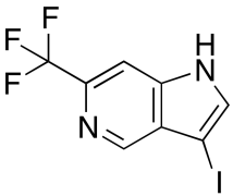 3-?Iodo-?6-?(trifluoromethyl)?-?1H-?pyrrolo[3,?2-?c]?pyridine
