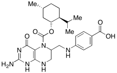 rac-5-Menthylcarbamoyl-5,6,7,8-tetrahydropteroic Acid