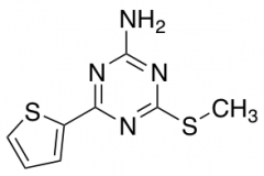 4-(Methylthio)-6-(2-thienyl)-1,3,5-triazin-2-amine
