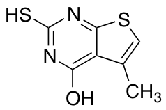 5-Methyl-2-sulfanylidene-1H,2H,3H,4H-thieno[2,3-D]pyrimidin-4-one