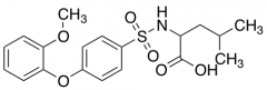 ((4-(2-Methoxyphenoxy)phenyl)sulfonyl)leucine