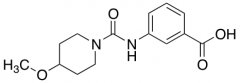 3-[(4-methoxypiperidine-1-carbonyl)amino]benzoic acid
