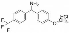 (4-methoxyphenyl)[4-(trifluoromethyl)phenyl]methanamine hydrochloride