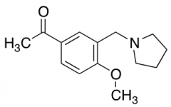1-[4-Methoxy-3-(pyrrolidin-1-ylmethyl)phenyl]ethan-1-one