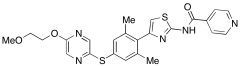 N-[4-[4-[[5-(2-Methoxyethoxy)-2-pyrazinyl]thio]-2,6-dimethylphenyl]-2-thiazolyl]-4-pyridin
