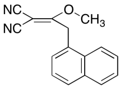 2-[1-Methoxy-2-(1-naphthalenyl)ethylidene]propanedinitrile