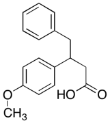 3-Benzyl-3-(p-methoxyphenyl)propionic Acid