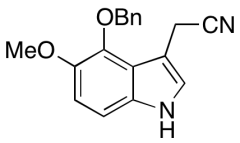 5-?Methoxy-?4-?(phenylmethoxy)?-1H-?indole-?3-?acetonitrile