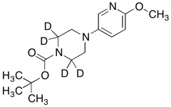 4-?(6-?Methoxy-?3-?pyridinyl)?-?1-?piperazinecarboxylic Acid-d4 1,?1-?Dim