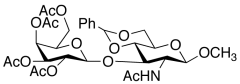 Methyl 2-Acetamido-4,6-O-benzylidene-3-O-(2,3,4,6-tetra-O-acetyl-&beta;-D-galactopyran