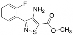 methyl 4-amino-3-(2-fluorophenyl)-1,2-thiazole-5-carboxylate