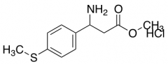 methyl 3-amino-3-[4-(methylsulfanyl)phenyl]propanoate hydrochloride