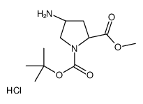 Methyl N-BOC-(2R,4R)-4-Aminopyrrolidine-2-carboxylate hydrochloride