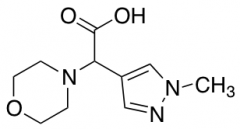 2-(1-Methyl-1H-pyrazol-4-yl)-2-(morpholin-4-yl)acetic Acid