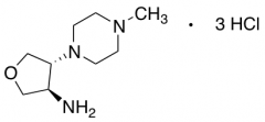 [trans-4-(4-Methyl-1-piperazinyl)tetrahydro-3-furanyl]amine Trihydrochloride