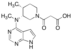 3-((3R,4R)-4-Methyl-3-(methyl(7H-pyrrolo[2,3-d]pyrimidin-4-yl)amino)piperidin-1-yl)-3-oxop