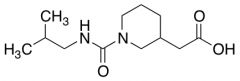 2-{1-[(2-methylpropyl)carbamoyl]piperidin-3-yl}acetic acid