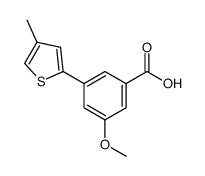 5-Methoxy-3-(4-methylthiophenyl)benzoic acid