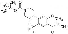 4-(5-Methoxy-4-methoxycarbonyl-2-trifluoromethyl-phenyl)-3,6-dihydro-2H-pyridine-1-carboxy