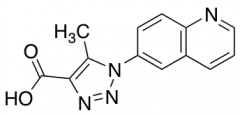 5-methyl-1-(quinolin-6-yl)-1H-1,2,3-triazole-4-carboxylic acid